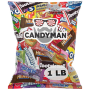 CANDYMAN (1 LBS) Chocolate Candy Bundle with Fun and Mini Sized Mixed Individually Wrapped Treats