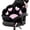 Black, variant on Cat Paw Cushion Kawaii Office Desk Chair Cushion Comfy Plush Cat Paw Shape Gaming Chair Cushion Bear Cute Seat Cushion for Girl, Kawaii Room Bedroom Decorate 28"x 24" (Pink)