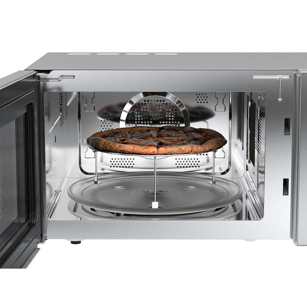 Whirlpool Brand Microwave with Air Fry Silver with Steam Clean Function