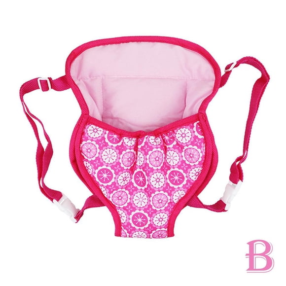 Porte-poupée Jouets Sac à Dos Sommeil Vêtement Bébé Poupée Jouet pour Enfants G2Z4