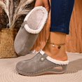 thumbnail image 2 of Taqqpue Clogs for Women Mules Shoes - Slip On Womens Comfortable Slides Closed Toe Walking Platform Sandals Fall Winter Keep Warm Fuzzy Sandal Under 15 for Women, 2 of 10
