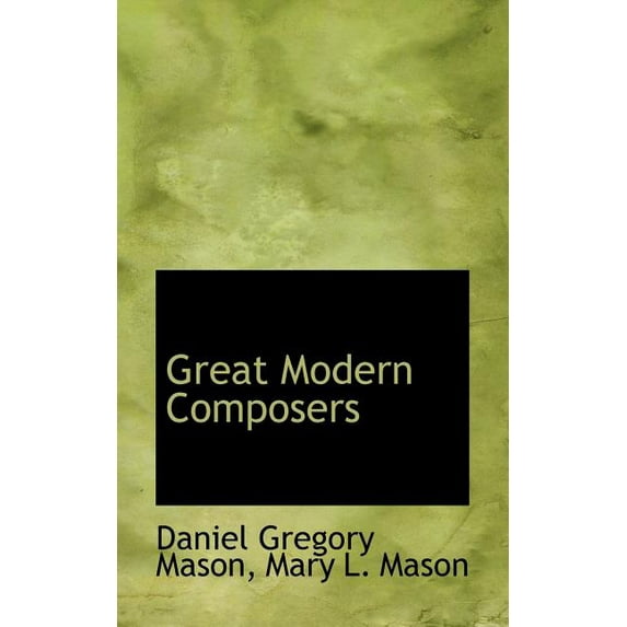 Great Modern Composers (Paperback)