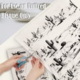 thumbnail image 3 of Paper Ceramic Decals Pottery Ceramics Clay Transfer Paper Underglaze Flower Paper Cactus 520x370mm Pattern: 48x33mm, 3 of 7