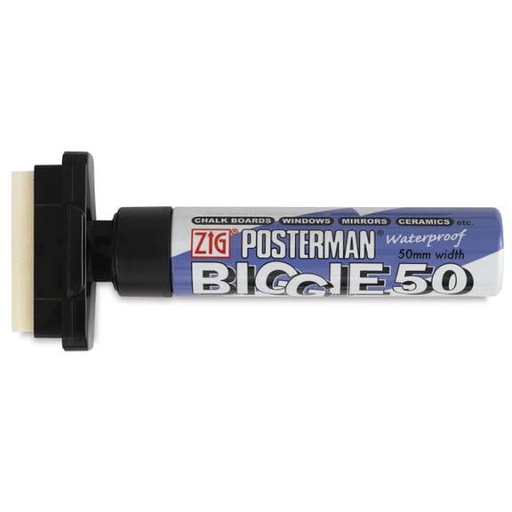 Kuretake Zig Posterman Biggie Marker - 5 cm, Black