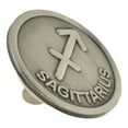 thumbnail image 2 of PinMart's Antique Silver Sagittarius Zodiac Archer Symbol Lapel Pin, 2 of 3