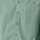 thumbnail image 4 of Blusa y camisa de manga larga con cuello vuelto para hombre, informal, de color liso, con botones, de manga larga y cuello vuelto, de poliéster., 4 of 6