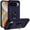 Dark Purple, variant on For Google Pixel 10 Pro XL Ring Magnetic Kickstand Hybrid Case Cover - Hot Pink