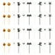 thumbnail image 1 of KAKOWELY 40 adornos para cupcakes de Halloween, adornos para cupcakes de fiesta, decoraciones para postres, suministros para fiestas de Halloween, 1 of 5