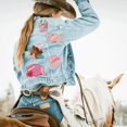 thumbnail image 4 of Sombreros Iron On Patches Meneng Western Cowgirl, 45 unidades, rosas, 4 of 6
