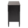 thumbnail image 6 of Baxton Studio Lucera Mid-Century Dresser, 6-Drawer, Black, 6 of 10