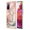 thumbnail image 3 of Compatible with Samsung Galaxy S20 FE Case, Fantastic Marble Patterned Phone Case Anti-Scratch Slim Hybrid Hard Plastic Bumper+Soft Silicone TPU with Ring Kickstand Bumper Shockproof Cover,Gold, 3 of 6