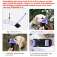 thumbnail image 3 of Bozal de perro con estampado de nailon suave a la moda para perros, color morado M, 3 of 7