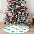 thumbnail image 4 of Cauagu 30" Christmas Tree Skirt Turtle Pattern Christmas Tree Decorations Tree Mat for Xmas Decorations Occasion Holiday Home Decor -30", 4 of 7