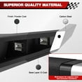 thumbnail image 2 of POFENZE Front & Rear Bumper for 2016-2024 Nissan Titan with w/Step Plate Fog Lights License Plate Lights and D-rings, 2 of 7