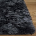 thumbnail image 3 of SAFAVIEH Rainbow Jaki Abstract Shag Area Rug, Dark Gray, 6' x 9', 3 of 10