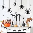 thumbnail image 2 of SZTXJ Halloween Decorations, Extra Large Scary Spider Wall Decal Window Decor Party Supplies (spider only), 2 of 5
