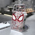 thumbnail image 4 of MARVEL Spider Man Red Super Cool Phone Case For iPhone 16 14 12 13 11 15 Pro Max XR XS MAX 7 8 Plus Cartoon Y2K Back Cute Cover For iPhone 15ProMax A|https://ae01.alicdn.com/kf/S7155c0c43a2346e28a4334, 4 of 4