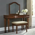 thumbnail image 4 of Rustic Traditions Cherry Vanity Stool, 4 of 4