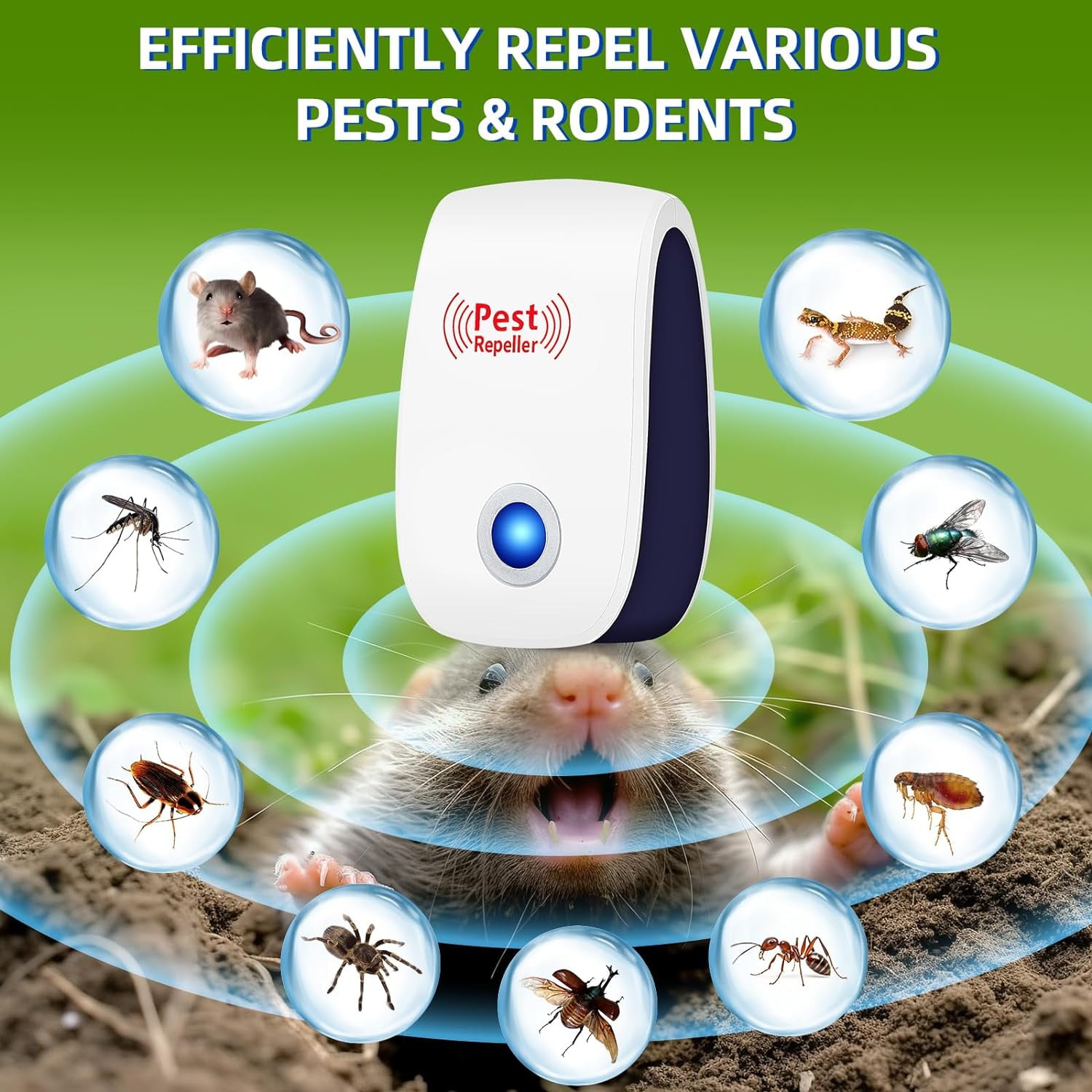 2Z Electric Ultrasonic  Mosquito Killer, Electronic Pest Repeller, Household Mouse, Fly and Bug Traps