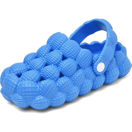 

Bubble Slides Clogs for Women Men Golf Ball Bubble Clogs Shoes Lychee Sandal Foot Spa Massage Bubble Slippers Beach Shower Light Cloud Slide