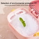thumbnail image 4 of RV Caja medidora de leche en polvo,Dispensadores de leche en polvo,Caja de leche en polvo para bebés,Dispensador de fórmula para bebés,Contenedor portátil de caja de leche en polvo para bebés pequeños Rojo Verde, 4 of 5