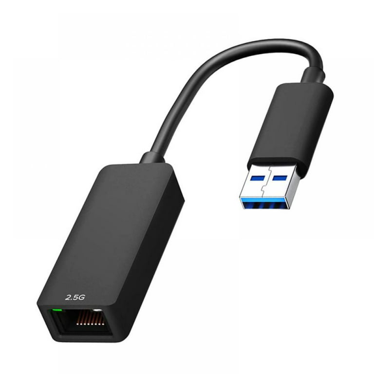 USB 3.0 Ethernet Adapter for Nintendo Switch, 2500Mbps High USB Network Dongle Gigabit Ethernet LAN Converter, RJ45 to USB A Connection for MacBook,Xiao Mi Box,PC - Walmart.com