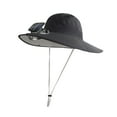 thumbnail image 3 of Summer Saving Clearance! Nilvkv Men's Sun Hats, Solar Fan Hat Wide Brim for Women, Hat with Fans Solar Power, UPF 50+ UV Protection Waterproof Breathable Hat Outdoor Fishing Hat for Hiking Camping, 3 of 5