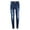 Dark Blue, variant on uublik Ripped Jeans for Boys Girls Pull on Basic Stretch Skinny Denim Jeans Black, Size 3-14