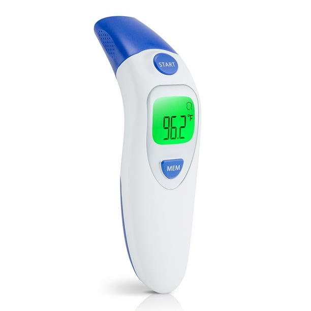 LCD Digital IR Infrared Forehead and Ear Dual Mode Thermometer Gun Temperature Contactless
