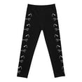 thumbnail image 5 of XEGLSBU Girls Leggings Size 10-12 Plus Girls Athletic Leggings Kids Dance Running Yoga Pants Workout Dance Tights Girls Leggings e-Black Size 5-6 Years, 5 of 5