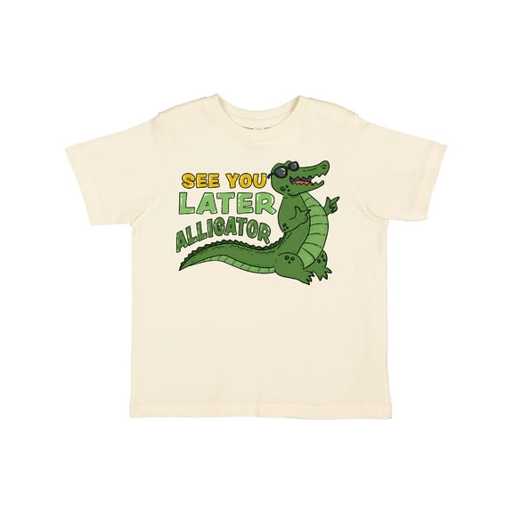 Inktastic See You Later Alligator with Black Sunglasses Boys or Girls Toddler T-Shirt