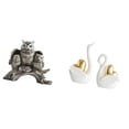 thumbnail image 1 of Figuras Modernas De Búho Y Cisne, Adorno De Mesa, Escultura Para Sala De Estar, Oficina, Armario, Mesita De Noche, Estantería, Entrada, Arte Artesanal., 1 of 8