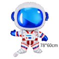 thumbnail image 2 of Globo de aluminio con temática de anime para cumpleaños de niños, astronauta, nave espacial, cohete, diseño de ciencia ficción, globo decorativo, 2 of 2