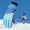 Blue, variant on Kid Girls Boys Gloves, Winter Waterproof Windproof Warm Ski Gloves for Toddler Child Black Size M