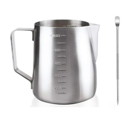 

Milk Frothing Pitcher Cup with Latte Art Pen Milk Pitcher Cup