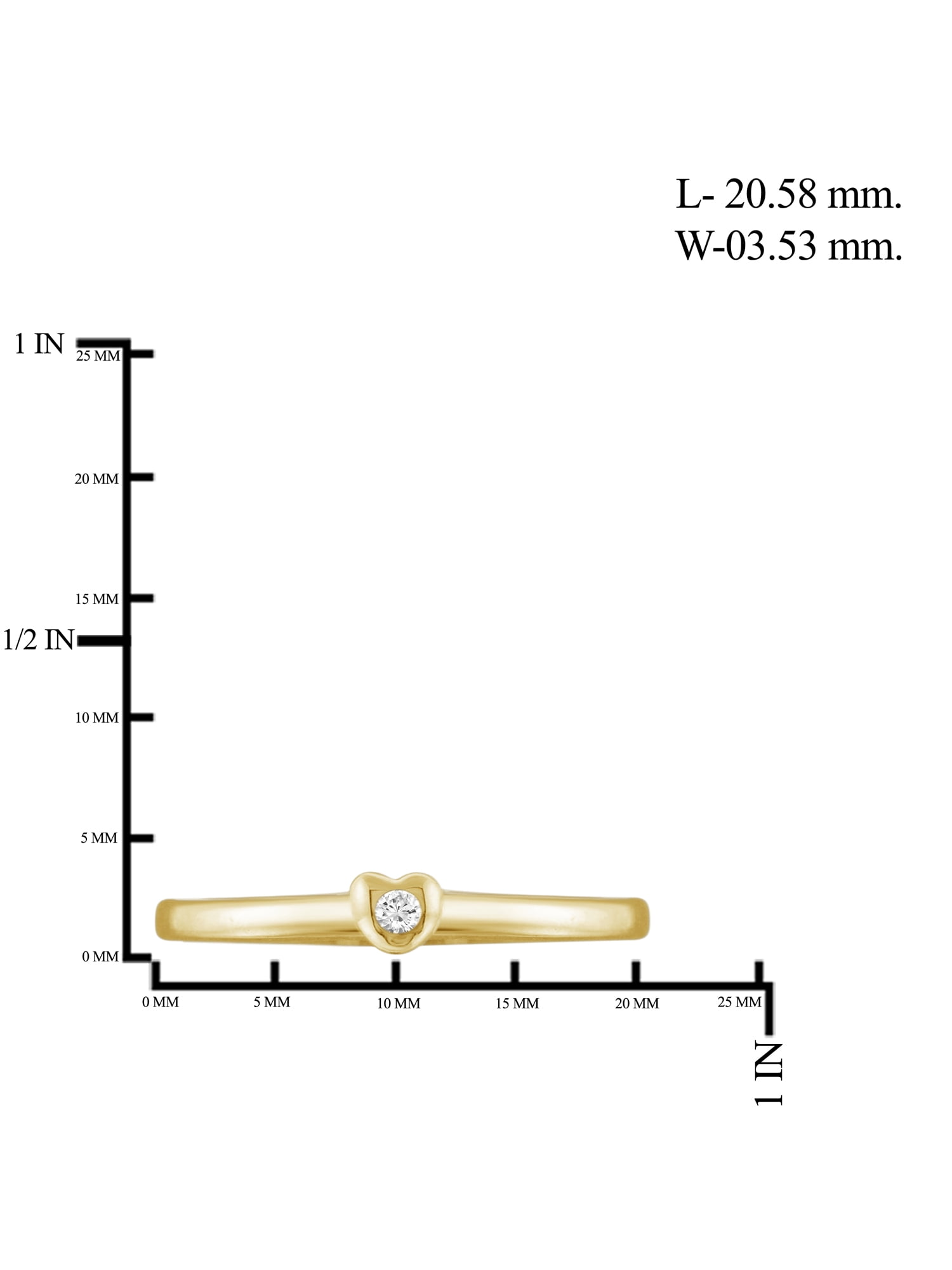 JewelersClub Diamond Rings for Women – Accent White Diamond Ring Jewelry– 14K Gold-Plated Silver Bands for Women –– Ring by JewelersClub