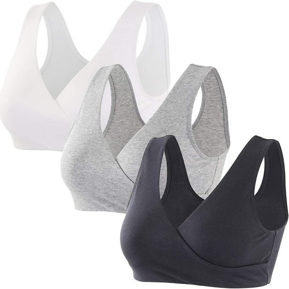 Soutiens-gorge de Maternité et d'Allaitement, Soutien-Gorge de Maternité Sans Coutures pour la Grossesse et l'Allaitement, Haut de Nuit Confortable Sans Armatures