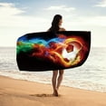 thumbnail image 6 of Clearance!XEOVHV Baseball Bath Towel,Oversized for Men Women,Funny Baseball Pattern Pool Swim Towels Sports Beach Towel Blanket for Bathroom Hotel Gym and Spa 51.18 * 29.53 Inch, 6 of 9