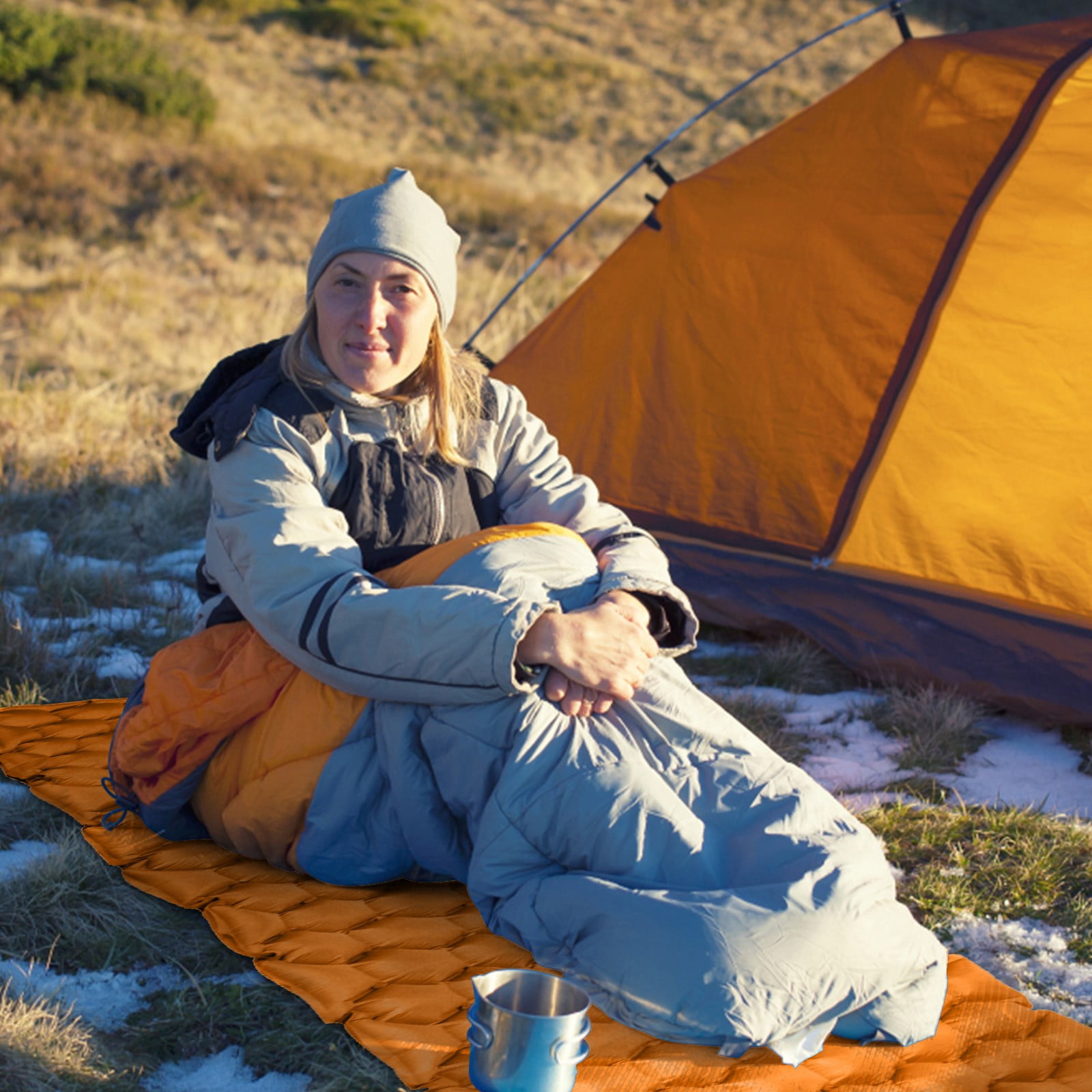 Ultralight Inflatable Camping Sleeping Pad 75