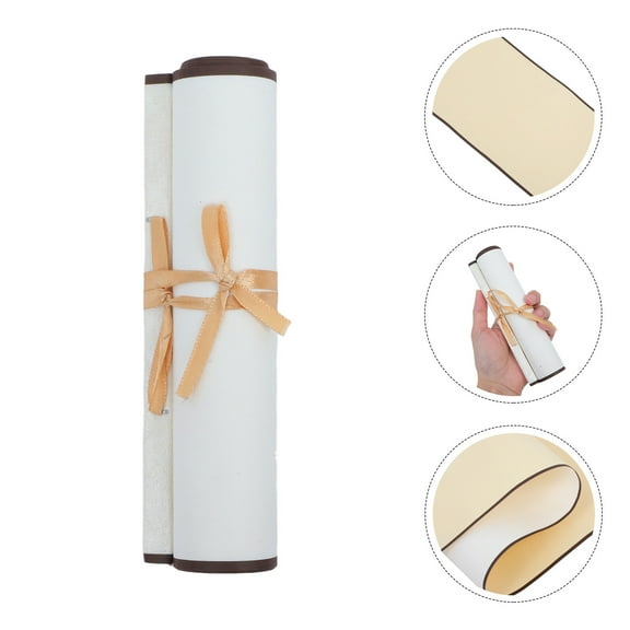 OUNONA 1 Roll Handwritten Scroll With Blank Xuan Paper Traditional Chinese Scroll Art Blank Drawing Paper For Creative Expression