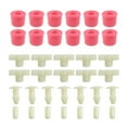 thumbnail image 5 of 52 Clamps Plugs Grommets Door Gasket Strip Trim Clips Set For Mercedes Benz W123, 5 of 11