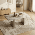 thumbnail image 3 of siu want Extendable Dining Table Set for 6-10 People - 63" to 94.4" Folding Table with Sintered Stone Top & Carbon Steel Base, Modern Expandable Kitchen Table​, 3 of 7
