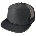 thumbnail image 4 of 4 Pack Flat Bill Blank 5 Panel Mesh Foam Trucker Baseball Hats Caps Wholesale Bulk, 4 of 15