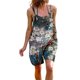 thumbnail image 2 of Moda mujer estilo étnico estampado hombro frío tirantes bolsillos Cami pantalones mono Pompotops qyievc2041, 2 of 6