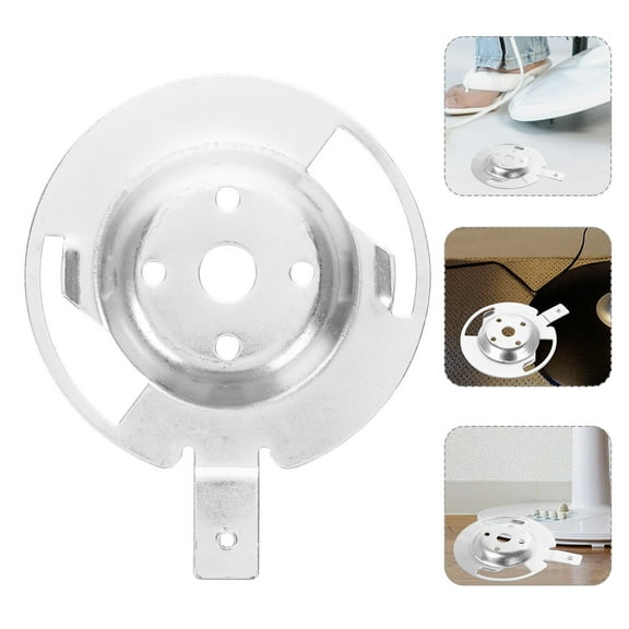 WASHWEPE 1Pack Ceiling Fan Mounting Bracket Flat Plate Iron Sturdy Structure Home Remodel Projects