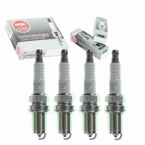 4 pc NGK V-Power Spark Plugs compatible with Saab 9-2X 2.0L H4 2005