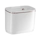 thumbnail image 4 of Cubo de basura colgante, cubo de basura para baño, montaje en pared, contenedor de basura, ahorro de espacio, contenedor de basura para estudio, casa, Corto Blanco mayimx Papelera de baño, 4 of 9