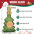 thumbnail image 2 of Dispensador de jabón VIMERPA Christmas Tree Green Glass, 2 of 7