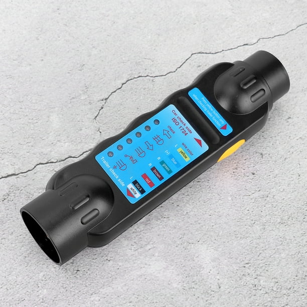 12 V 7 Pins Voiture Camion Remorque Plug Socket Testeur Circuit de Câblage  Lumière Test Outil De Voiture Accessoire 