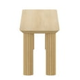 thumbnail image 4 of !nspire Mid-Century Modern Solid Wood 71" Bench - Natural, 4 of 6